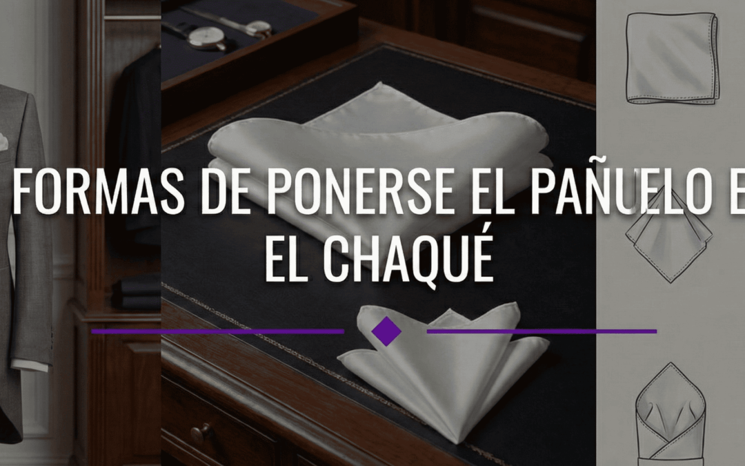 5 Formas Elegantes de Ponerse el Pañuelo en el Chaqué